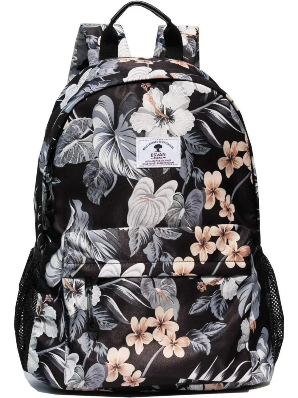 Floral Waterproof Travel Backpack | Versatile Gym, Yoga, Hiking, Beach Bag